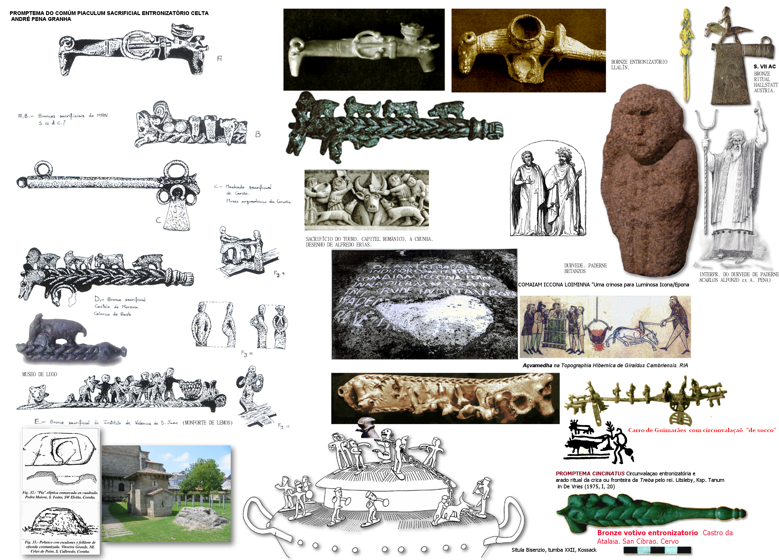 Oito bronces votivos entronizatorios de Gallaecia